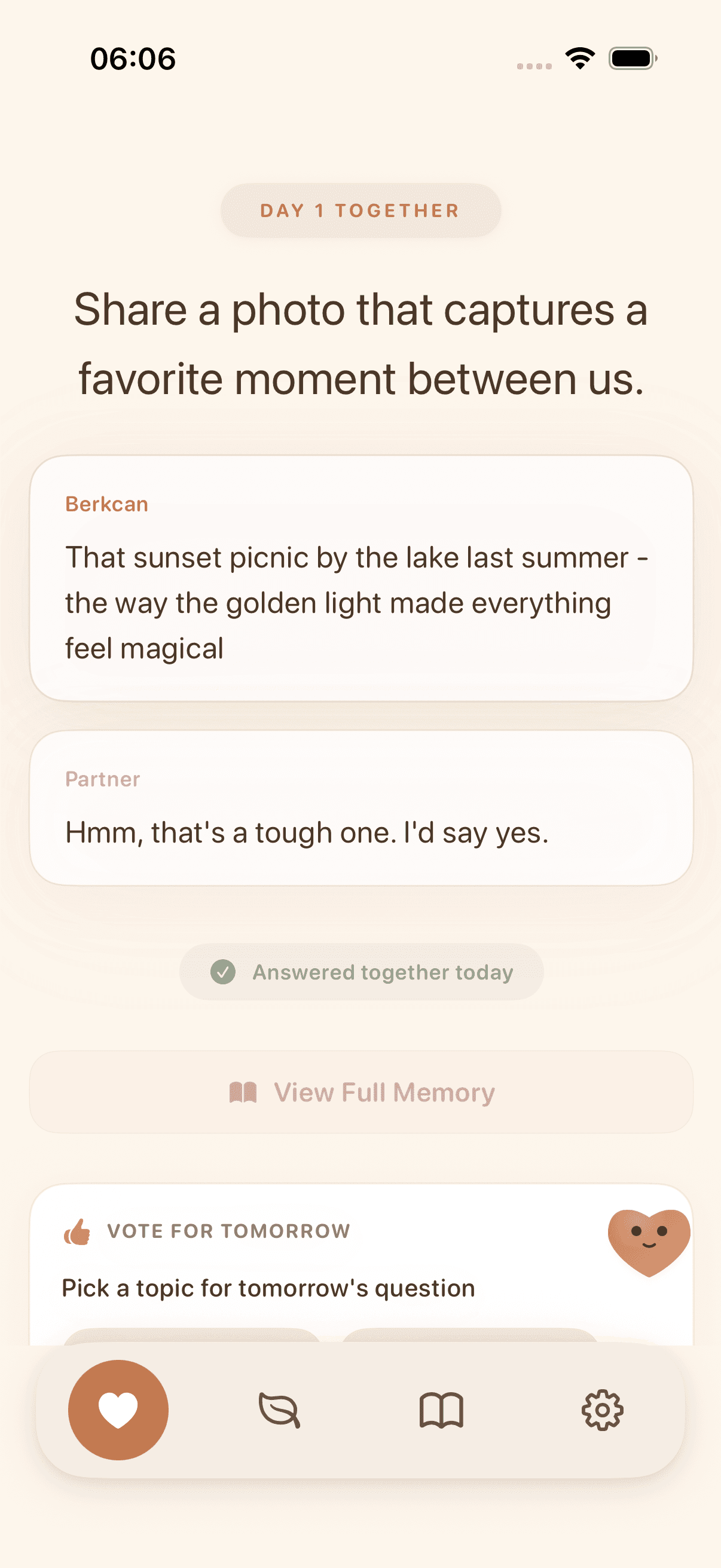 Us App - Daily Questions